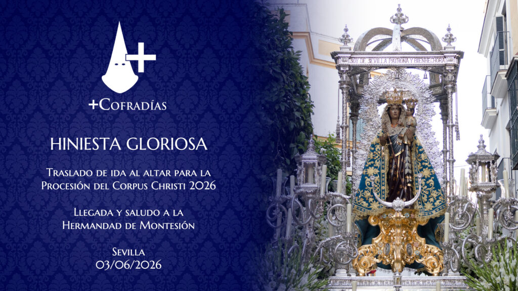Llegada y saludo de la Hiniesta Gloriosa a la Capilla de Montesión – Sevilla 2026